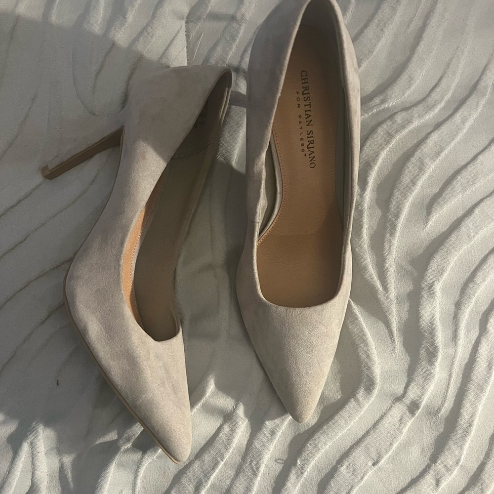 Grey Christian Siriano High Heels